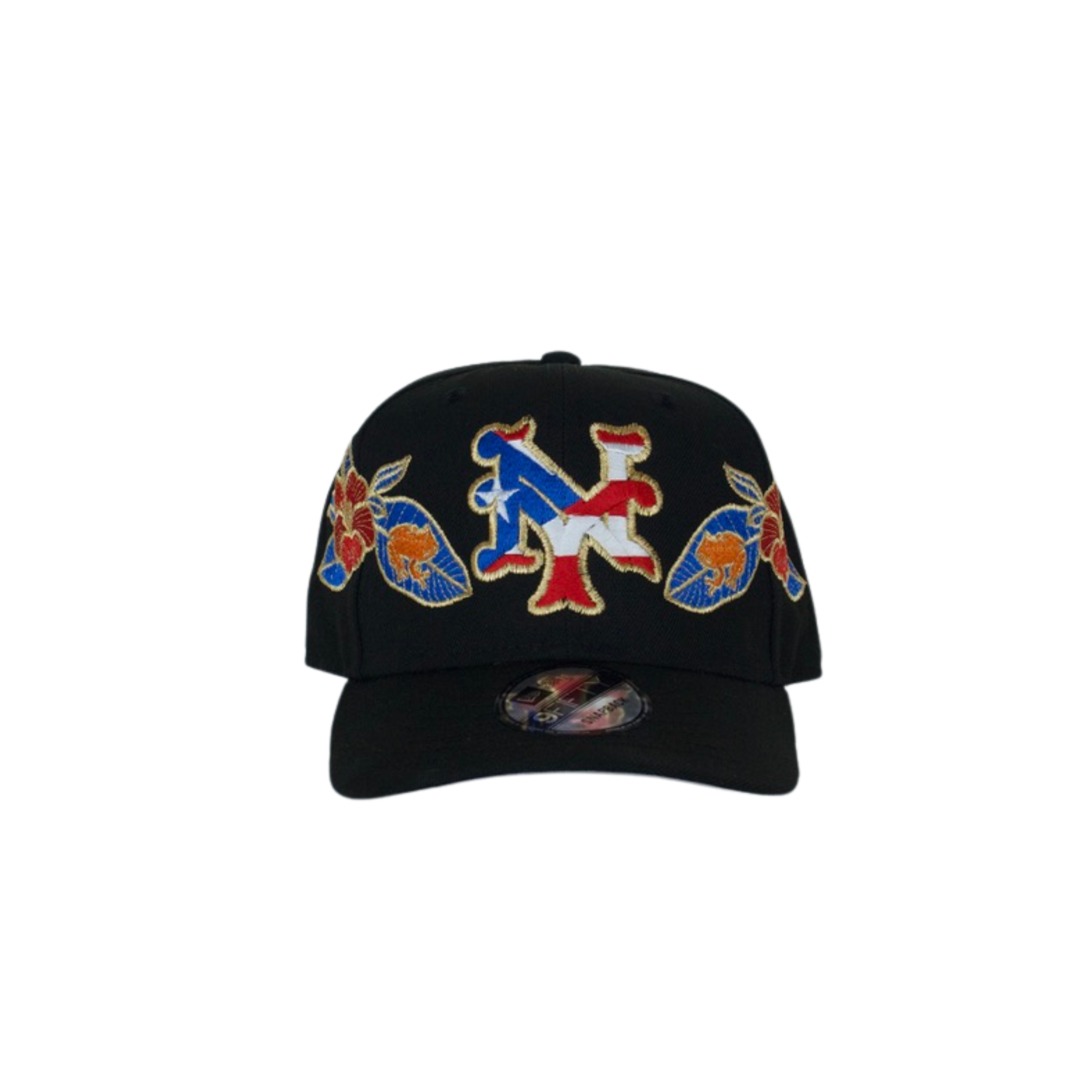 “QGTM” | Flor de Maga custom | Black NewEra snapback