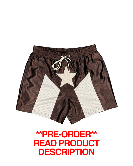 PRE-ORDER "CAFE CON LECHE" | BOXING / BASKETBALL SHORT