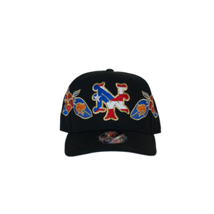 “QGTM” | Flor de Maga custom | Black NewEra snapback