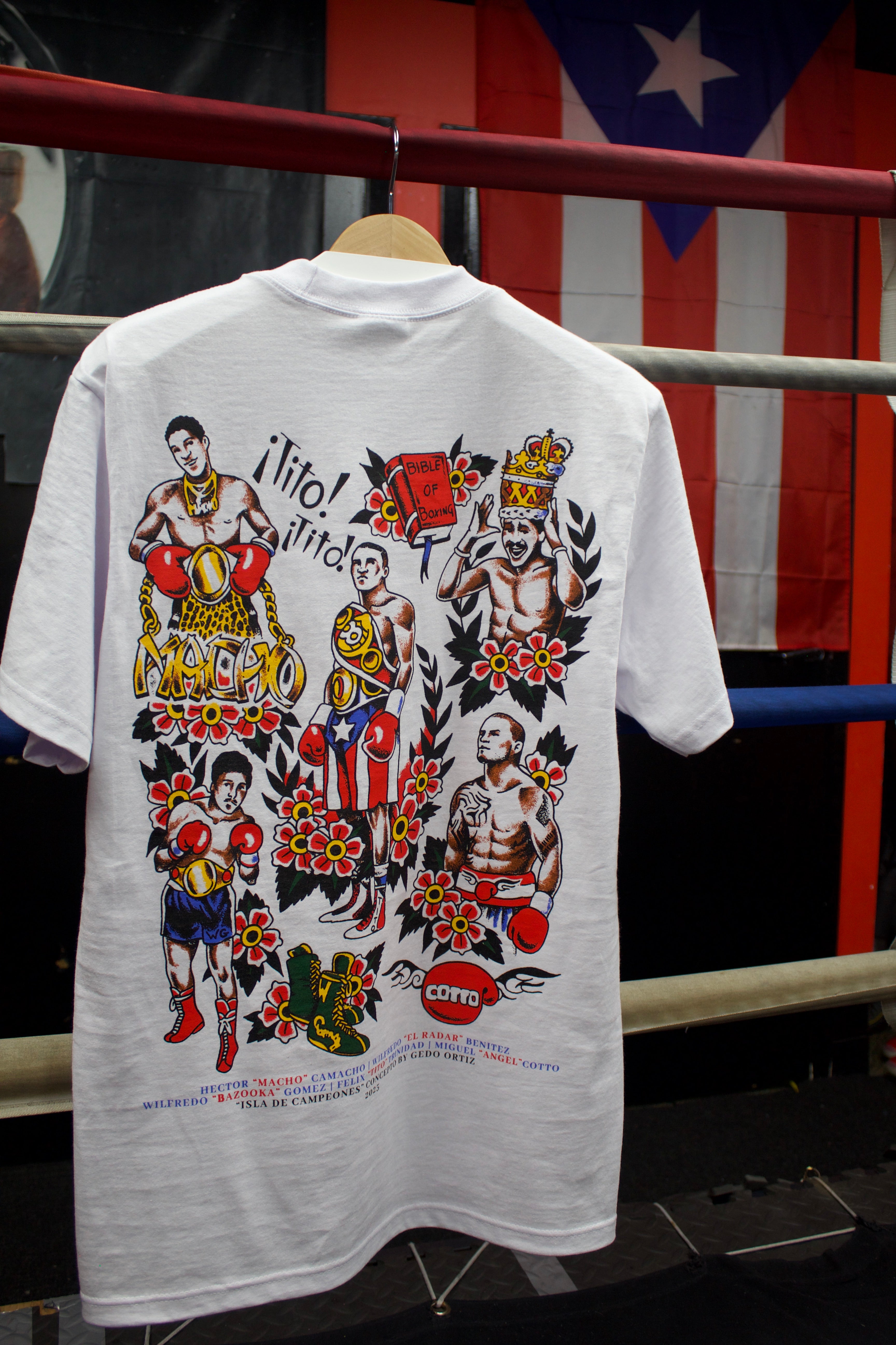 "Isla de Campeones" 7.5 Max Heavyweight Tee