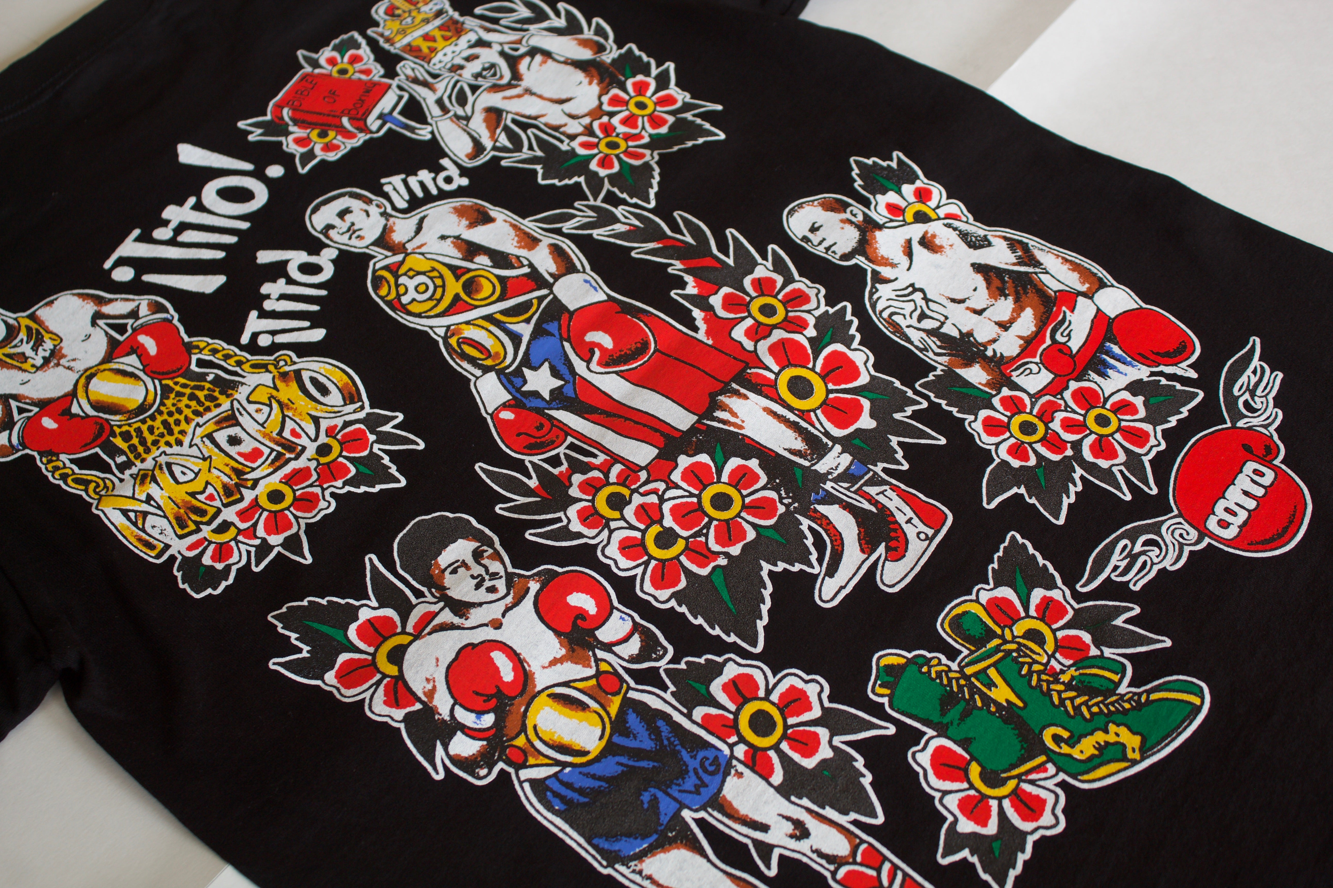 "ISLA DE CAMPEONES" | BLACK | 7.5 MAX HEAVY WEIGHT TEE