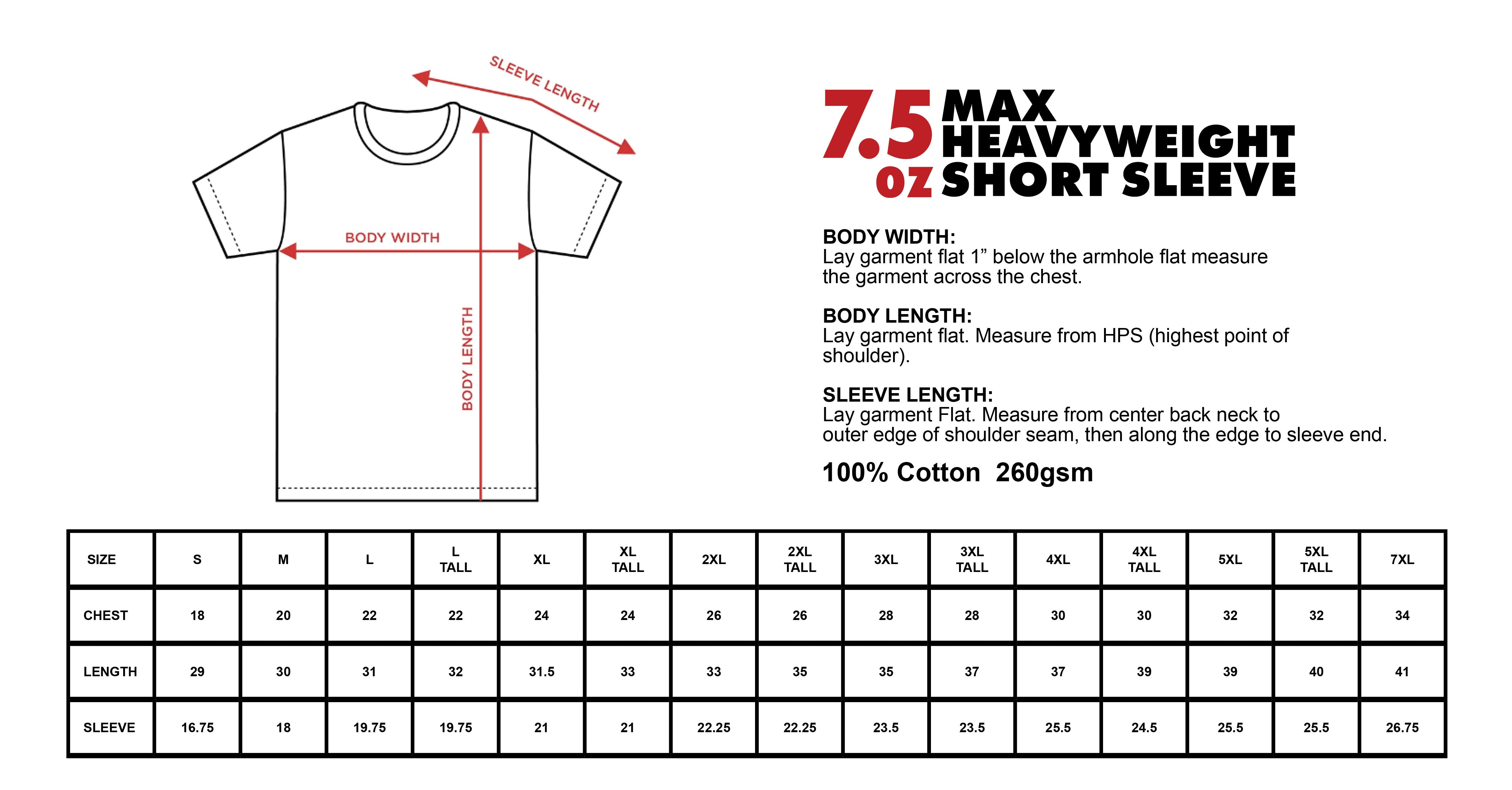 “BLIN DE REYES” 7.5 Max Heavyweight Tee