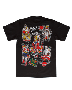 "ISLA DE CAMPEONES" | BLACK | 7.5 MAX HEAVY WEIGHT TEE