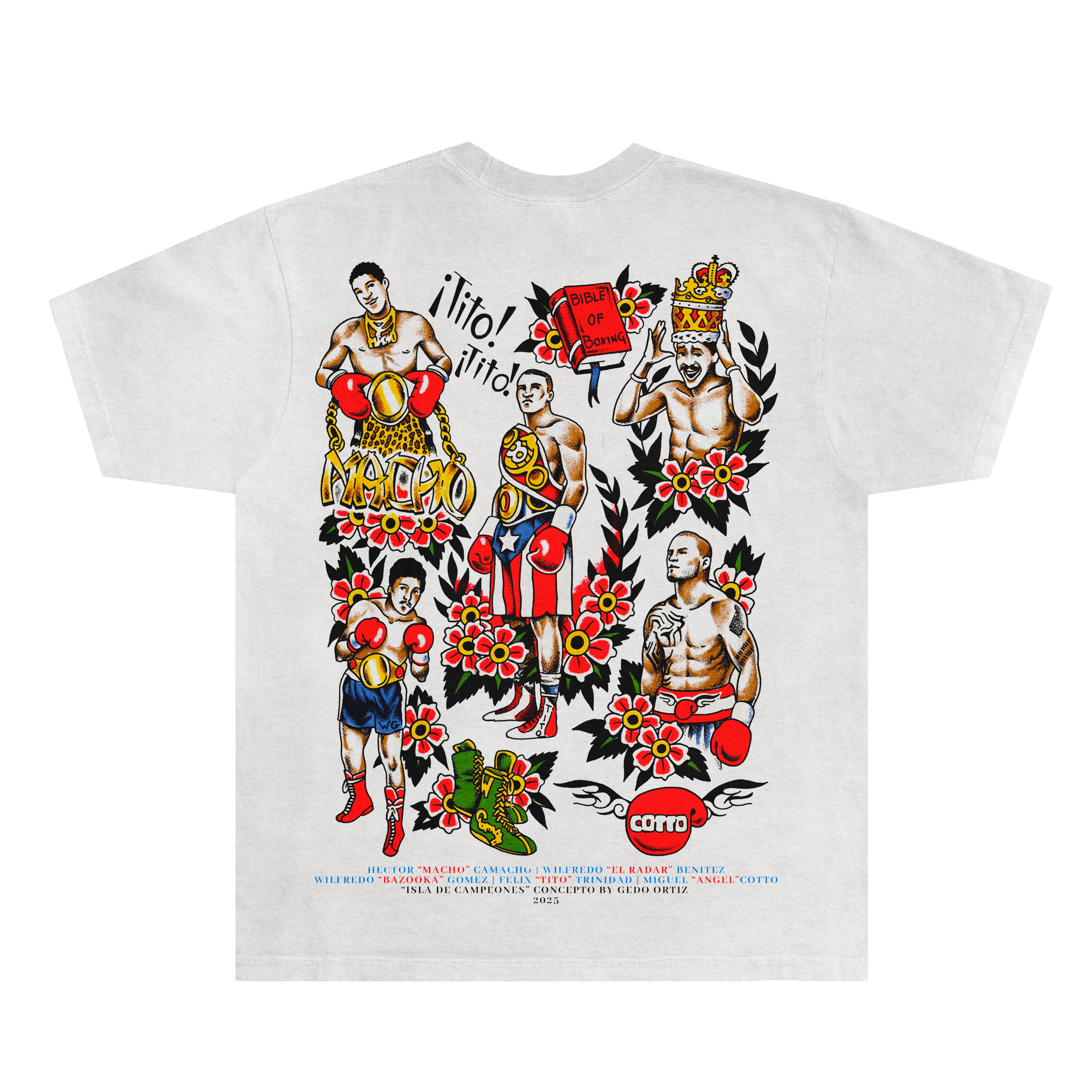 "Isla de Campeones" 7.5 Max Heavyweight Tee
